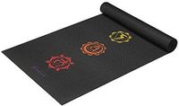 Gaiam Yoga Mat Latex-Vrij PVC Black Chakra Print 6 mm - (173 x 61 cm) - thumbnail