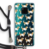 Doggy: Huawei Mate 20 Pro Transparant Hoesje met koord