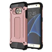 Voor Samsung Galaxy S7 Edge / G935 hard Armor TPU + PC combinatie hoesje (Rose Goud)