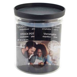 Svenska Living Voorraadpot / weckpot stapelbaar - Glas - 10 x 13 cm - Weckpotten