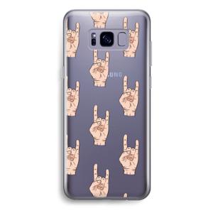 Rock: Samsung Galaxy S8 Plus Transparant Hoesje