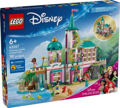 LEGO DISNEY 43267 Prinsenkasteel en Koninklijke huisdieren
