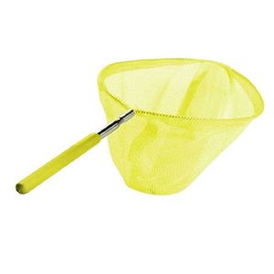 Gebro Vlindernet/insectennet - neon geel - metaal - 86 cm - Vlindernetjes