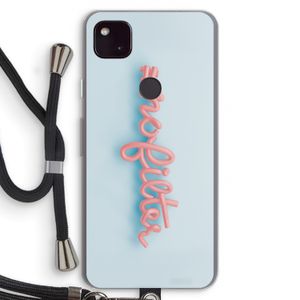 #nofilter: Pixel 4a 5G Transparant Hoesje met koord