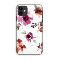 Geschilderde bloemen: iPhone 11 Tough Case