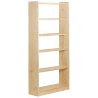 Boekenwinkel Astigarraga Gala Natuurlijk Pijnboom 184 x 80 x 25 cm 6 Planken