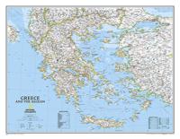 Wandkaart 22111 Greece - Griekenland, 77 x 60 cm | National Geographic