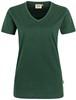 Hakro 181 Women's V-neck shirt MIKRALINAR® - Fir - 4XL