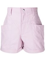 MARANT ÉTOILE short Rachel à coupe courte - Violet