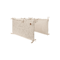 Jollein boxbumper Check Knit Oatmeal