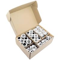 Quadrios 2102CA113 Wartel assortiment PA66 Wit 60 stuk(s)