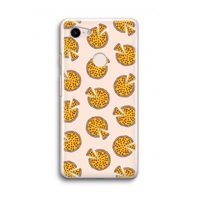 You Had Me At Pizza: Google Pixel 3 Transparant Hoesje