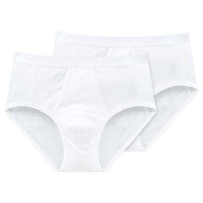 Schiesser Sportslip original 2-Pack met gulp wit