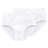Schiesser Sportslip original 2-Pack met gulp wit