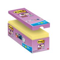 Memoblok post-it 654 super sticky 76x76mm gl 14+2