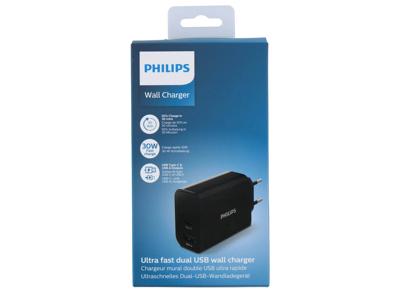 Philips USB-Oplaadblok - 230V - USB-A en USB-C Poorten