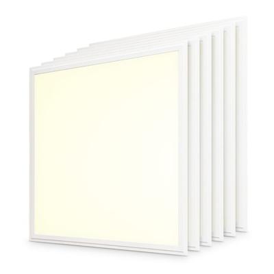 Set van 6 LED panelen - 62x62cm - 36 Watt 4320 lumen (120lm/W) - 3000K warm wit - Flikkervrij - UGR22 - IP20 voor binnen - 50.000 branduren