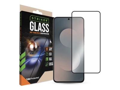 Striker Striker D3O Xtreme Impact Glass Screen Protector - Black Frame - Samsung Galaxy S25 FE
