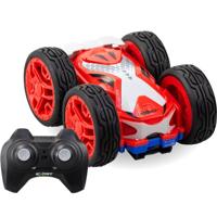 Exost op afstand bestuurbare mini flip NEO stuntauto - rood - 1:34