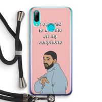 Hotline bling: Huawei P Smart (2019) Transparant Hoesje met koord