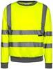 Korntex KX324 Hi-Vis Workwear Sweatshirt Limerick - Signal Yellow - XXL