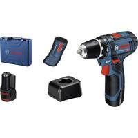 Bosch Professional GSR 12V-15 Accu-boormachine 12 V Incl. 2 accus, Incl. koffer - thumbnail