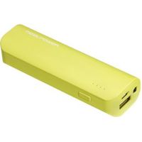 RealPower PB-2600 powerbank Lithium-Ion (Li-Ion) 2600 mAh Groen, Limoen - thumbnail