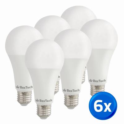 Slimme wifi lamp 12 watt - e27 fitting - RGBWW multicolor en wit - 6-pack