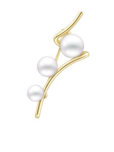 TASAKI broche Collection Line A Fine Balance en or 18ct à perle d'Akoya