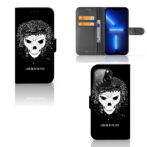 Telefoonhoesje met Naam iPhone 13 Pro Skull Hair