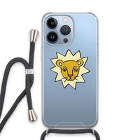 Kleine leeuw: iPhone 13 Pro Transparant Hoesje met koord Kleine leeuw: iPhone 13 Pro Transparant Hoesje met koord