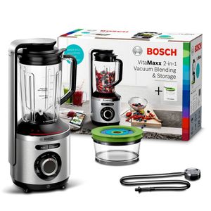 Bosch MMBV622M blender 1,5 l Blender voor op aanrecht 1000 W Zwart, Roestvrijstaal