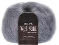 Drops Kid Silk Uni Colour 010 Grijs