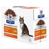 Hill's Prescription Diet s/d Urinary Care kip kattenvoer pouch 12 x 85 gram