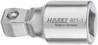 HAZET Verlengstuk · scharnierbaar 871-1 · 1/4 inch (6,3 mm) vierkant hol · 1/4 inch (6,3 mm) vierkant massief · Lengte: 25 mm