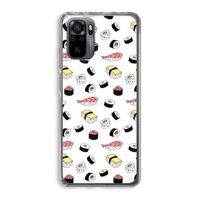 Sushi time: Xiaomi Redmi Note 10 Pro Transparant Hoesje