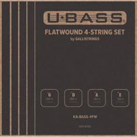 Galli Strings KA-BASS-4FW flatwound snarenset voor bas ukelele - thumbnail