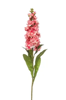 Emerald kunsttak matthiola 80cm koraal
