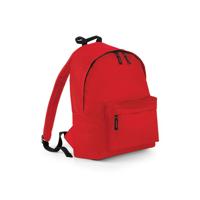 School/sport rugtas met voorvak - rood - Rugzak vrije tijd - Schooltas - Gymtas - 18 Liter