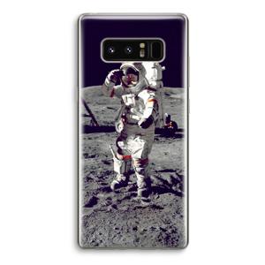 Spaceman: Samsung Galaxy Note 8 Transparant Hoesje