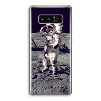 Spaceman: Samsung Galaxy Note 8 Transparant Hoesje - thumbnail