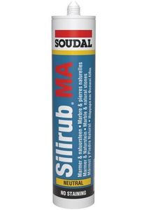 Soudal Silirub MA | Siliconenkit | Jasmijn | 300 ml - 123597