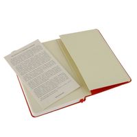 Moleskine notitieboek, ft 13 x 21 cm, gelijnd, harde cover, 240 blad, rood - thumbnail