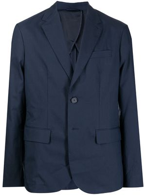 Armani Exchange blazer à simple boutonnage - Bleu