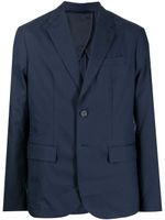 Armani Exchange blazer à simple boutonnage - Bleu