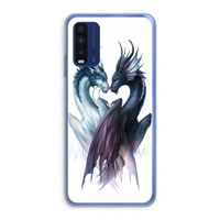 Yin Yang Dragons: Xiaomi Redmi 9T Transparant Hoesje