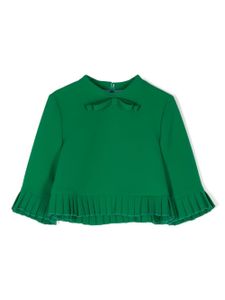 Mi Mi Sol blouse à bords plissés - Vert