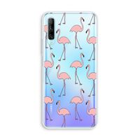 Anything Flamingoes: Huawei P Smart Pro Transparant Hoesje Anything Flamingoes: Huawei P Smart Pro Transparant Hoesje