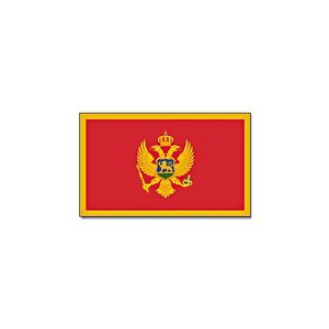 Vlag Montenegro 90 x 150 cm feestartikelen