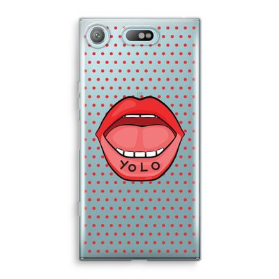 Yolo Denise: Sony Xperia XZ1 Compact Transparant Hoesje